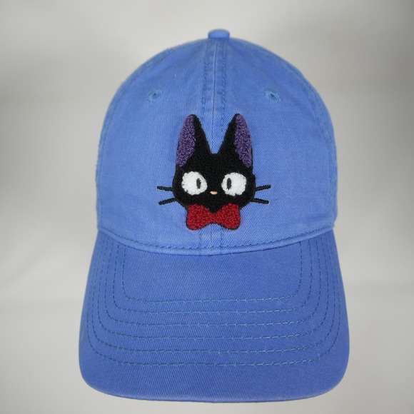 Studio Ghibli Embroidered Jiji Cat Hat Mens Kikis Delivery Service Baseball Cap - Picture 4 of 8